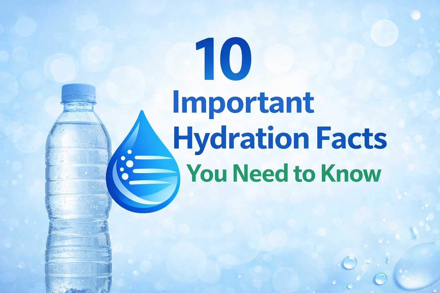 Hydration facts for a healthy life